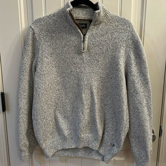 Chaps RL Quarter Zip Sweater Men’s sz L - Picture 1 of 5